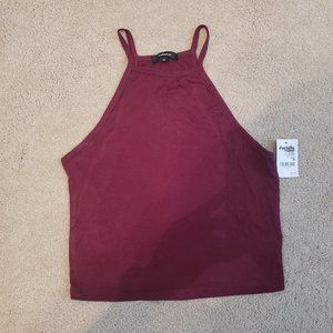 NWT Charlotte Russe Red Tank Crop Top